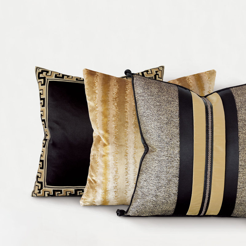 Luxe Square Pillow Cover & Insert, Down