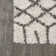 Algaida Moroccan Diamond Shag Beige/Dark Gray Rug