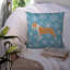 Coussin intérieur/extérieur en flocons d’hiver-32011243