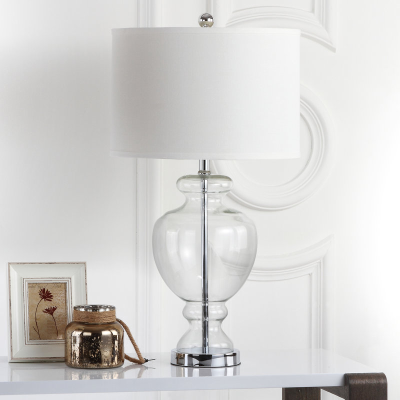 Tiverton Glass Table Lamp, Clear