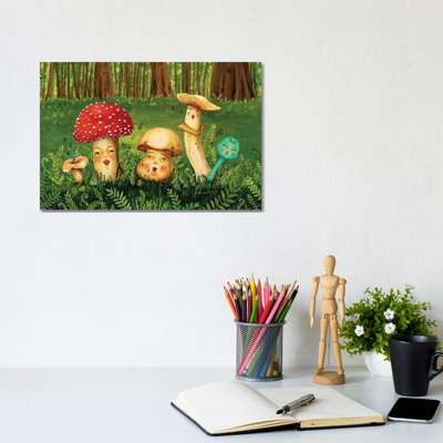 Shroom Tunes 1 Piece Wrapped Canvas Wall Art
