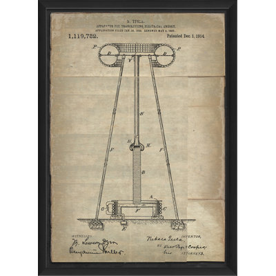" Tesla Transmitting Electrical Energy Patent "