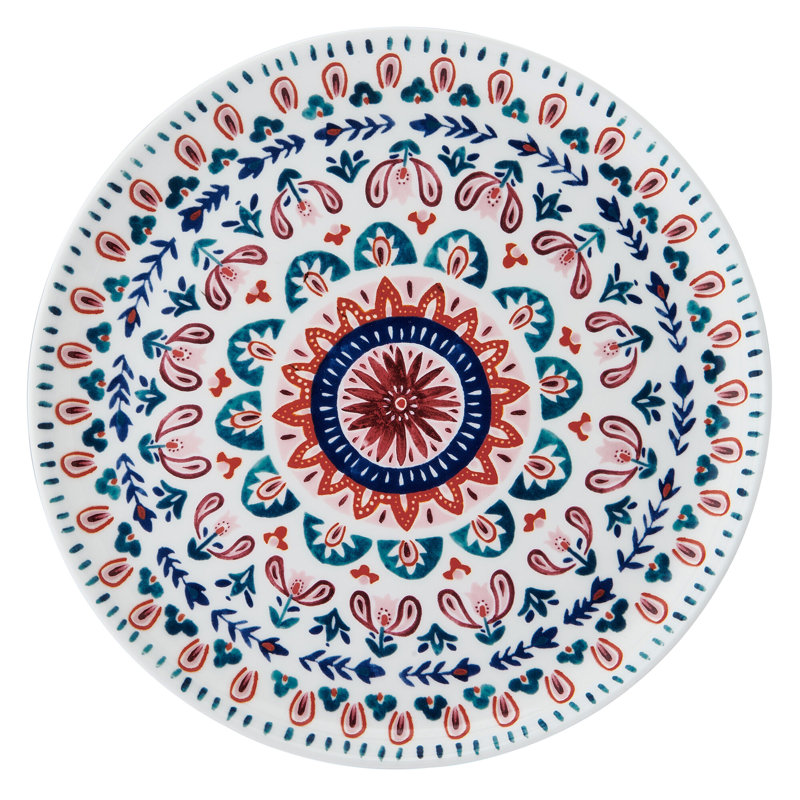 Mikasa Painted Medallion 9 In. Salad Plates