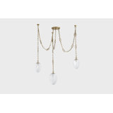 Daith Light Chandelier by Noz Nozawa for Corbett Lighting