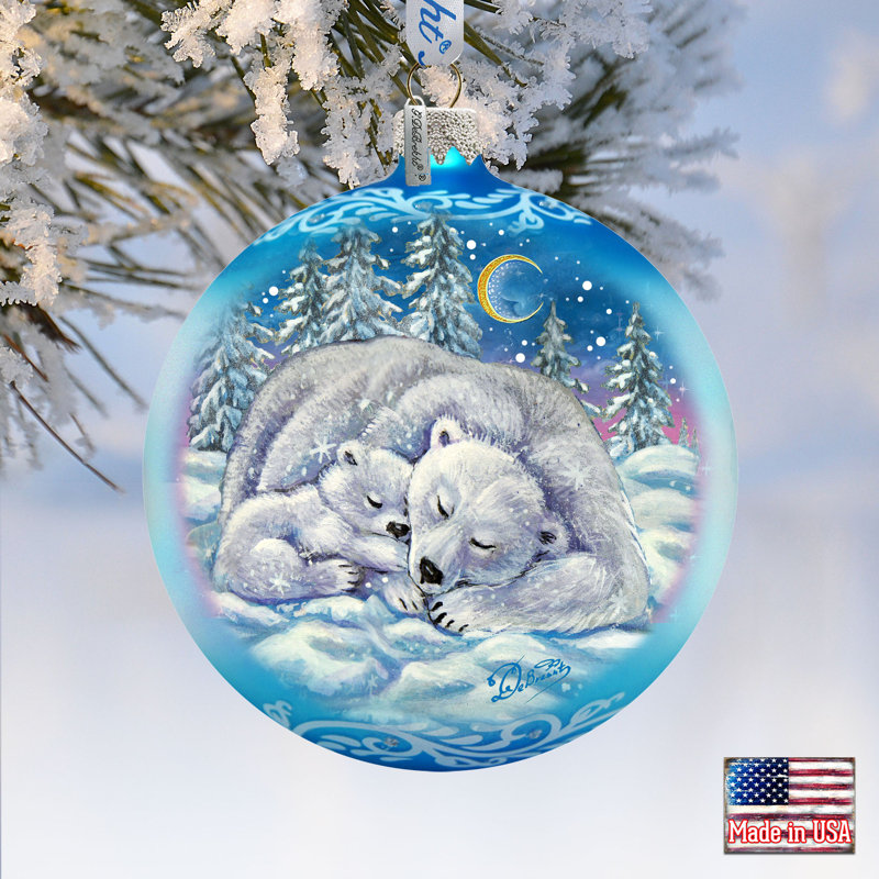 5.5'' Glass Holiday Shaped Ornament