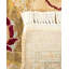 Tapis beige / rouge noué à la main de conception unique 9 pi 1 po x 11 pi 8 po Keenan