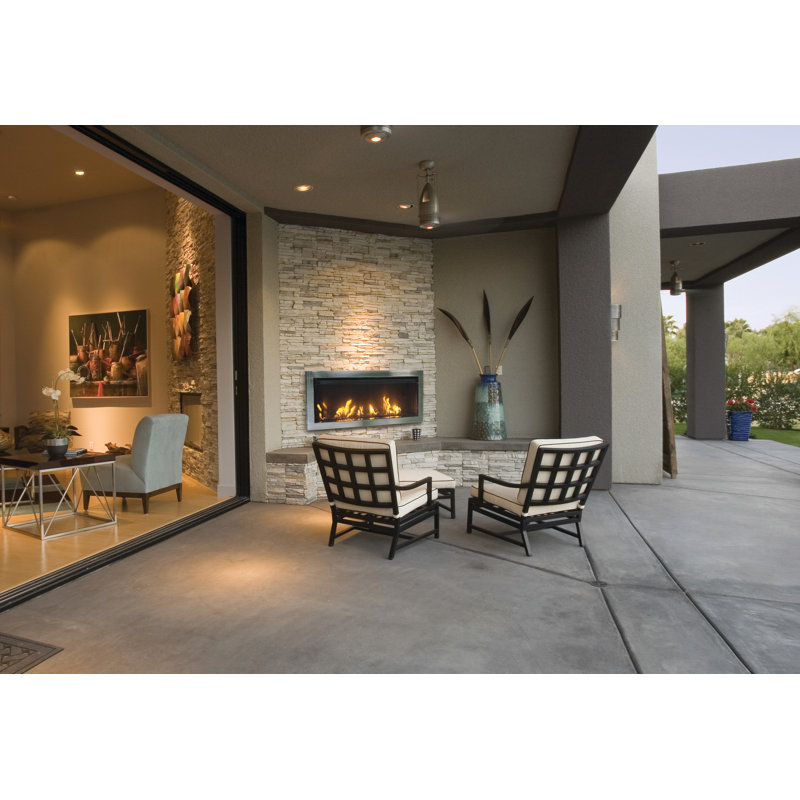 Tahoe Ventless Outdoor Fireplace, Natural Gas