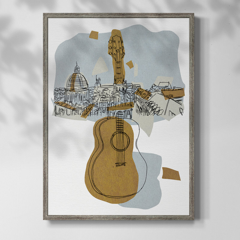 Rehearsal III Framed Print - Solid Wood, 15" H x 12" W