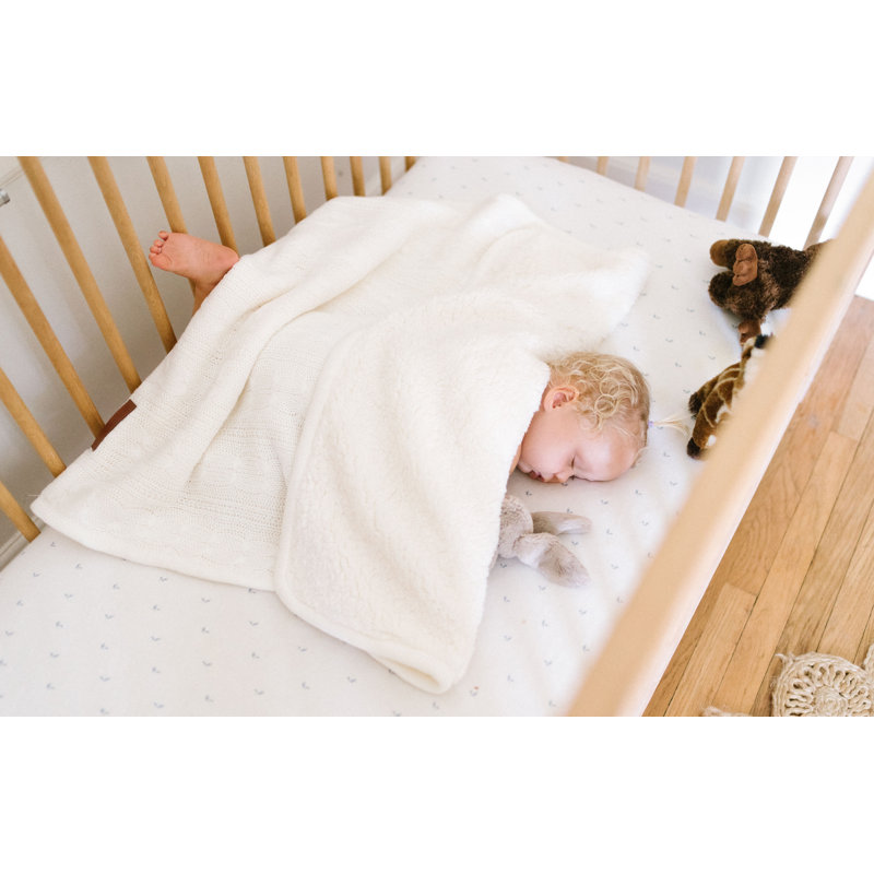 Cotton Blend Stroller Blanket, Butterscotch