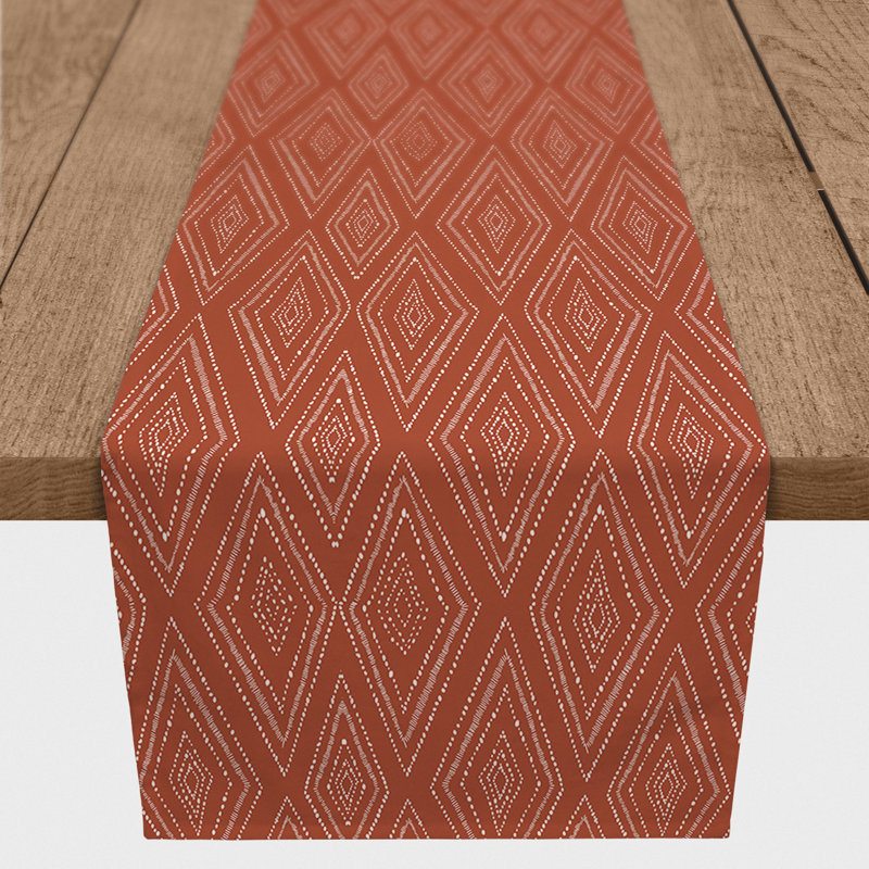Chemin de table Collynn, 72 po x 16 po, Brun