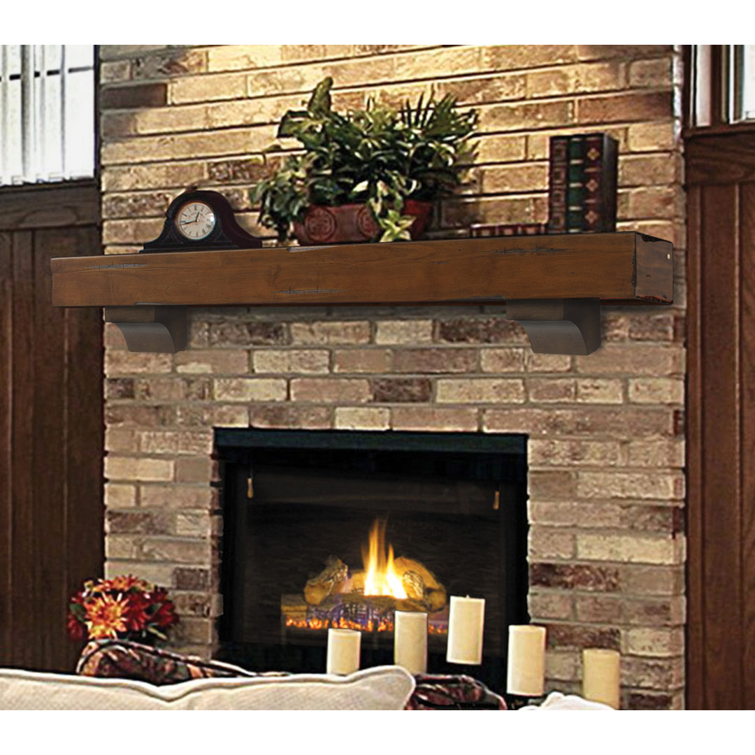 The Shenandoah Fireplace Mantel Shelf Pearl Mantels 