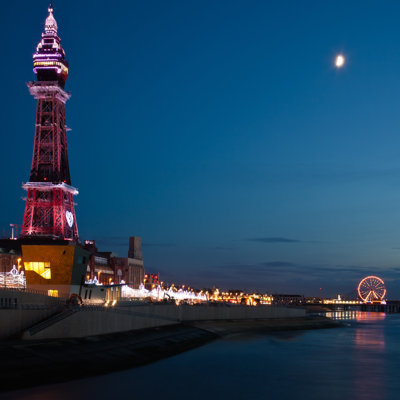 Blackpool Tower - Wrapped Canvas Print