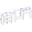 Freestanding Wood Spice Rack with Adjustable Racks