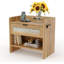 59.9cm W Manufactured Wood Bedside Table-454082525