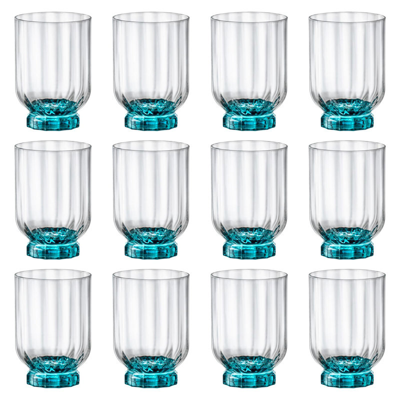 Florian Double Whisky Glasses, 375 oz.