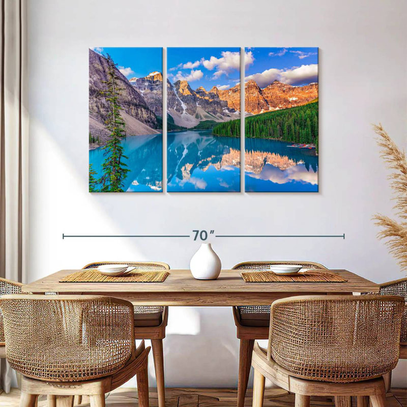 Alvord Reflection At Moraine Lake, 36" H x 57" W