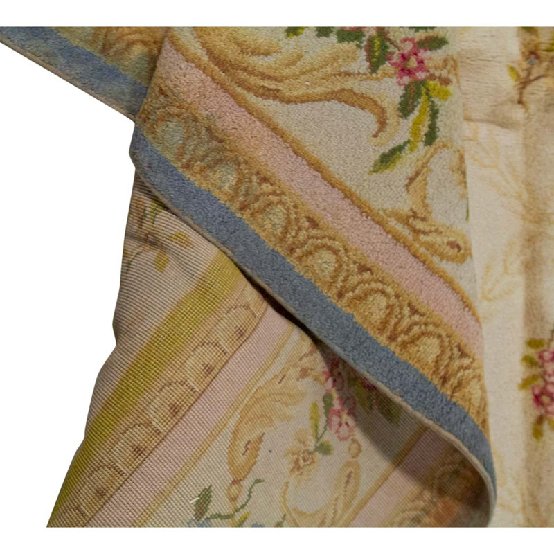 Hand-Knotted High-Quality Beige/Yellow Area Rug