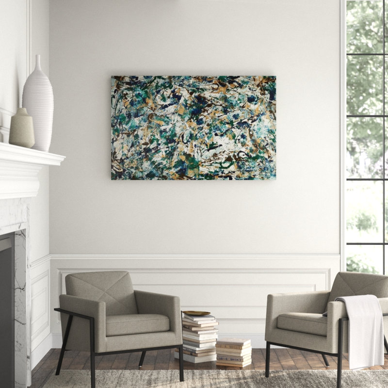 Vertigo Print by Samuel Kane, 54" H x 85" W x 1.5" D, Glass Coat