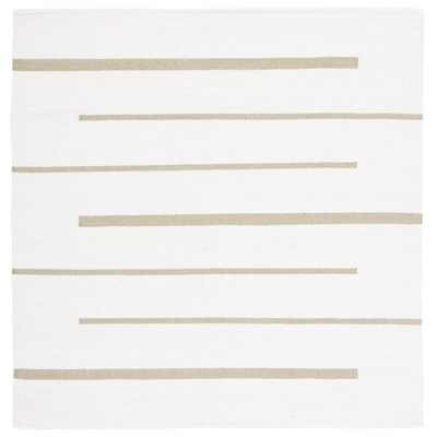 Tapis rayé en coton tissé à la main Estréf