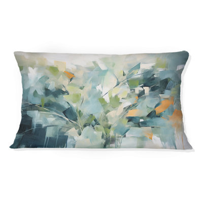 Coussin Blue Botanical Garden III - Abstract Botanicals