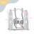 COOSEON Plastic Swing Set with 2 Swing(s)