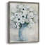 Reproduction encadrée de bouquet d'anémone blanche - bois massif 47428-344527628