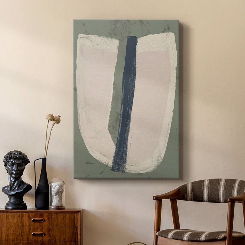 Paper Slice III -Custom Wrapped Gallery Cavas, 48" H x 32" W