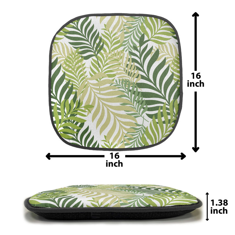 Outdoor 1.38'' Dining Chair Seat Cushion