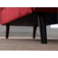 Banc capitonné extra long de 165 cm, pouf de rangement rembourré de style moderne du milieu du siècle, banc d'appoint rétro à pieds incurvés, siège multifonctionnel pour entrée, chambre, salon ou vestibule