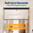 VIVOHOME Outdoor Manual Projector Screen Projector Screen