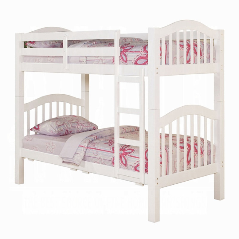 Lit superposé simple Heartland, Blanc