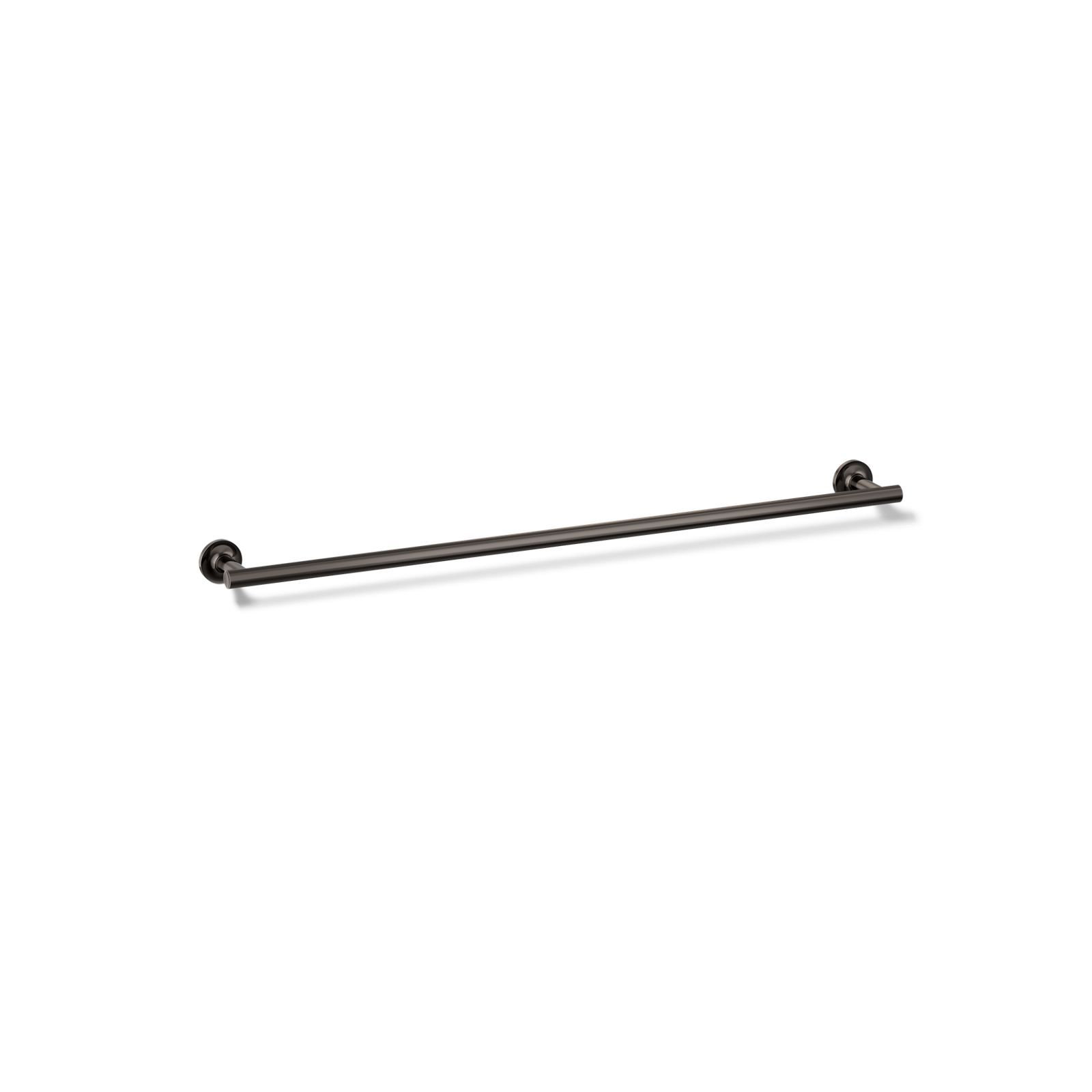 Purist 30" Wall Mounted Towel Bar, 1.88" H x 31.68" L x 3.25" D, Vibrant Titanium