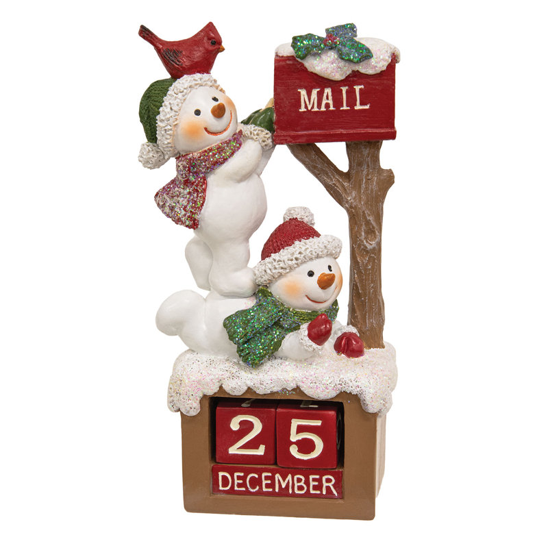 Compte à rebours de Noël en résine Snowpals