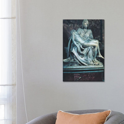 Pieta by Michelangelo - Wrapped Canvas Print