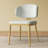 Marlon PU Leather Dining Chairs with Metal Legs-115327648-119462548