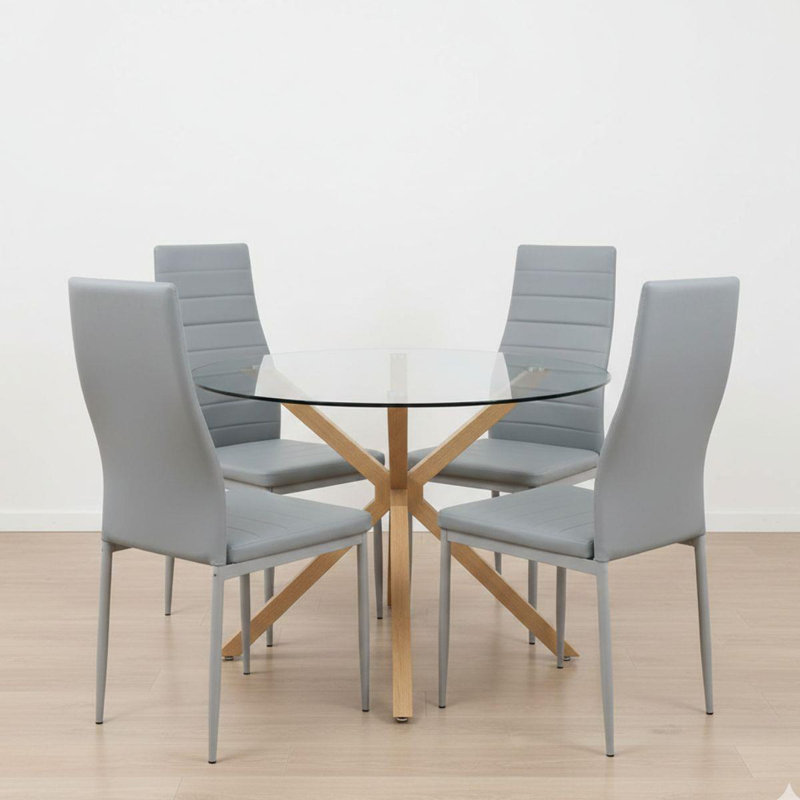 4 - Person Dining Set, Grey