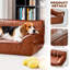 Lit pour chien de 39,4 po pour grands chiens de moins de 70 lb de style moderne Analcia-457896616