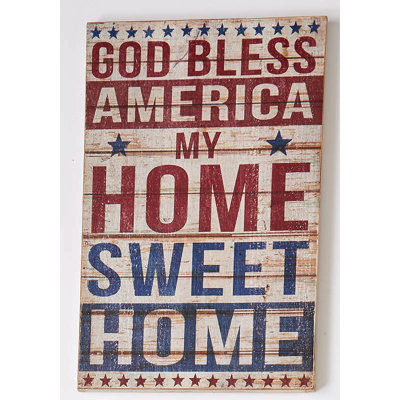 Décoration murale 18 po Home Sweet Home
