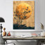 Or japonais, lune tranquillité - Japon, art mural