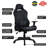 Arozzi Torretta SoftPU Office & Gaming Chair- Pure Black-1970017469