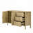 Storage Buffet Cabinet With Hooks And Extra Center Leg,Suitable For Living Room,Entryway,Hallway-60651553