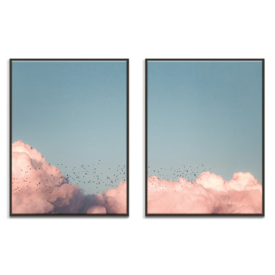 Flock - 2 Piece Print on Canvas