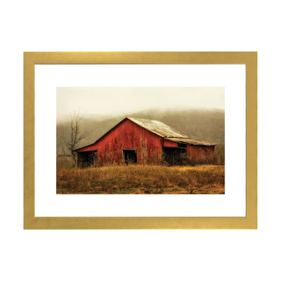 " Skylight Barn In The Fog " by Andy Amos