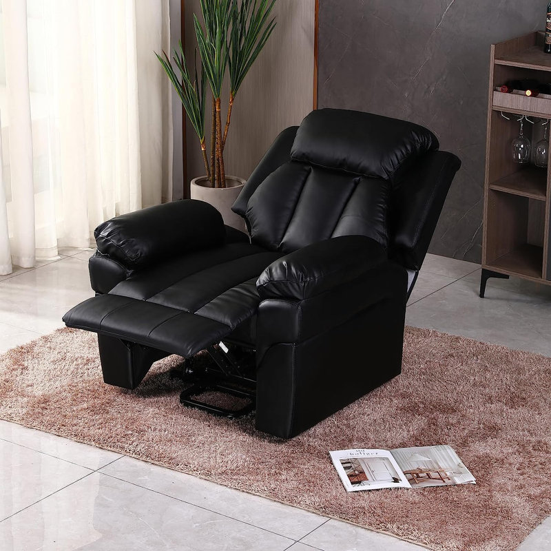 Faux Leather Heated Massage Chair