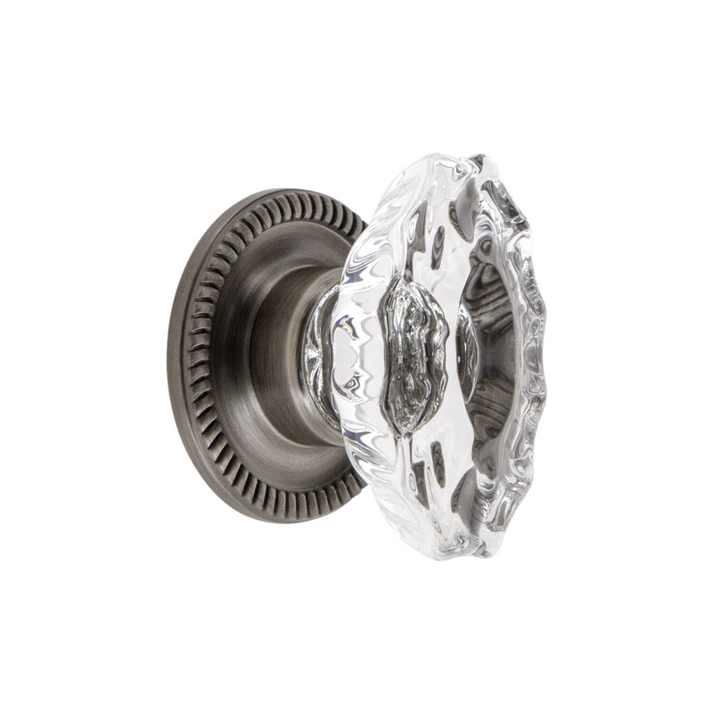 Biarritz Cabinet Knob, Antique Pewter