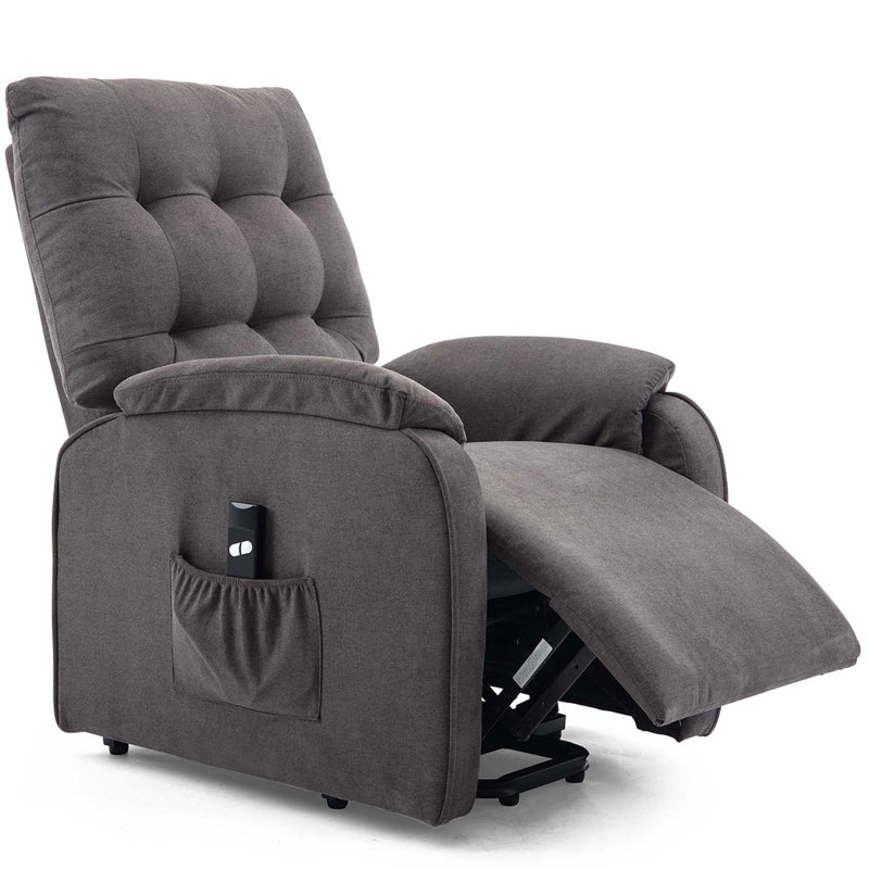 Leicester 73cm Wide Lift Assist Standard Recliner, Charcoal