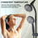 Wall Mounted,slide Bar Combo Rain Showerhead,dual Shower Head,rough-in Valve Included