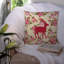  Coussin décoratif à motif floral roses 14 "Deer Shabby Elegance-448531701