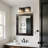 Modern Farmhouse Dimmable Bathroom Vanity Light with Seeded Glass and One-Piece Backplate-938111433-875365683