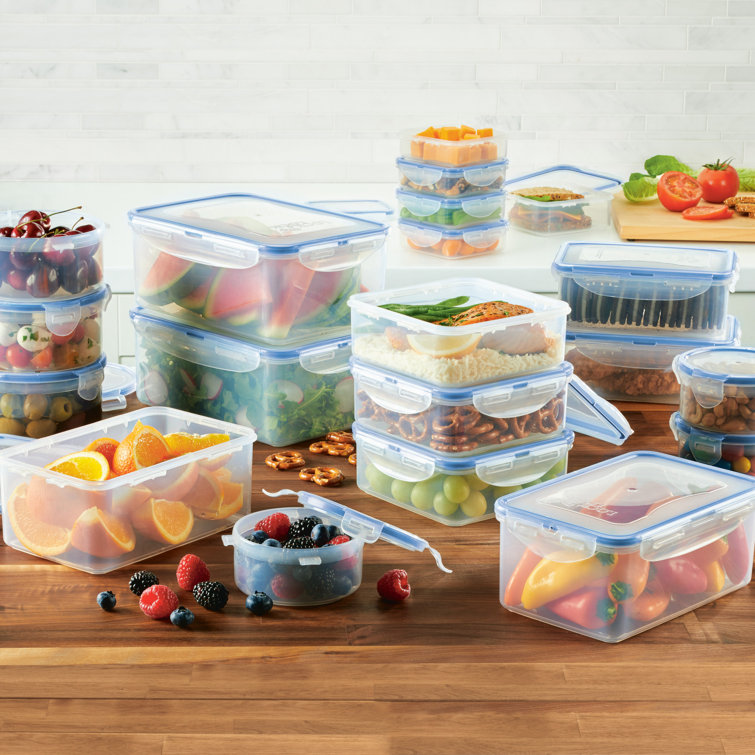 Vtopmart 16 Pieces Glass Meal Prep Container with Lids, Snapware Lunch  Containers for Food Storage, Airtight Kitchen Container for Leftover